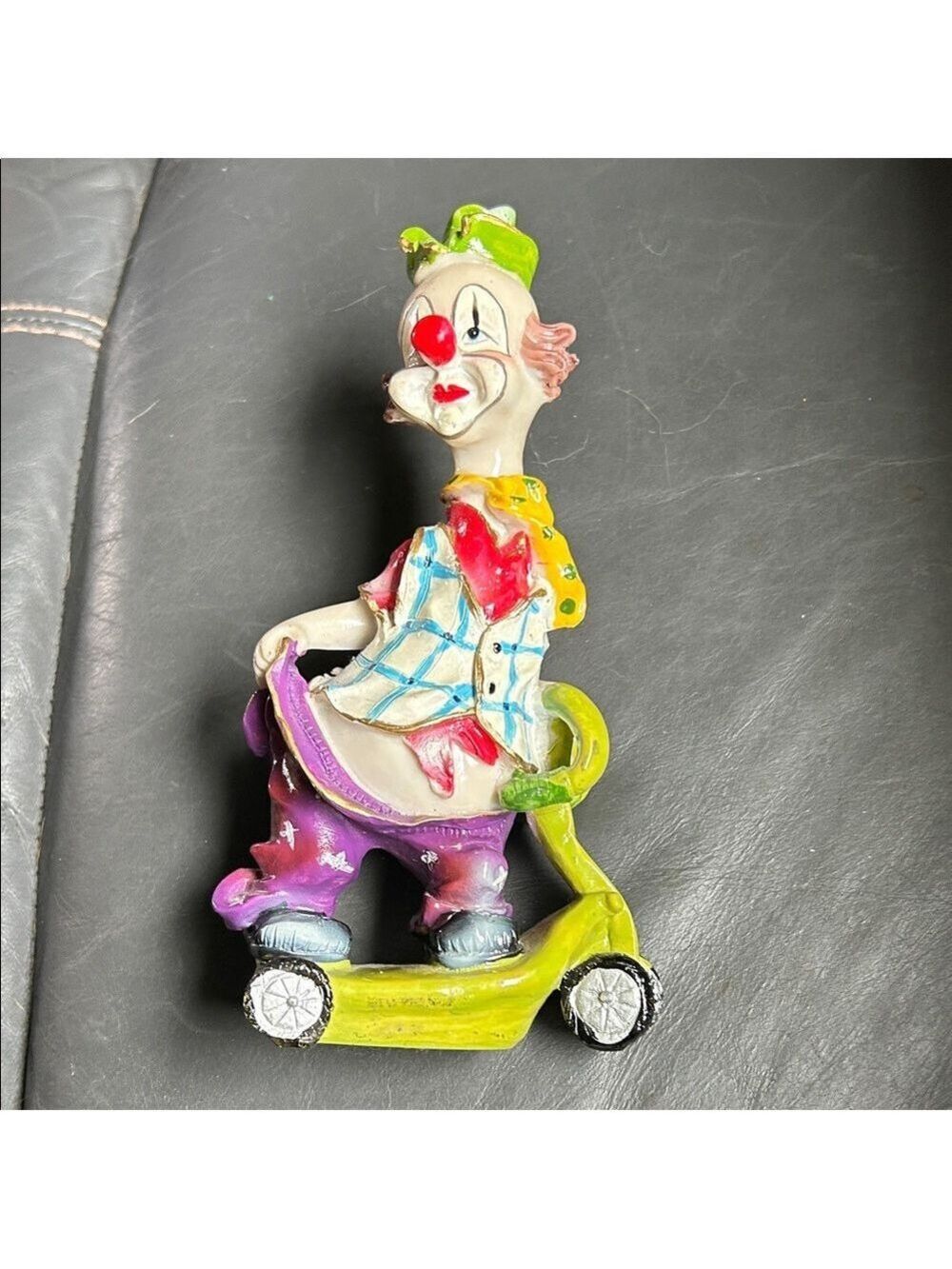 Colorful Clown on Scooter collectible